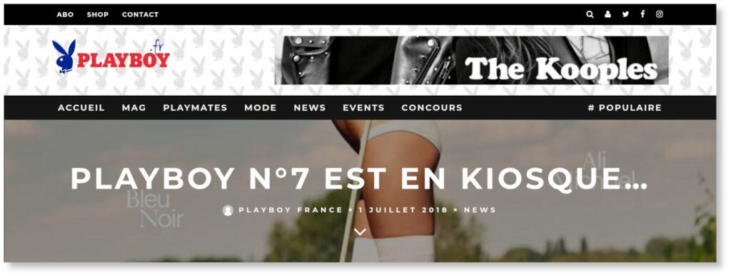 Playboy France, presse masculine