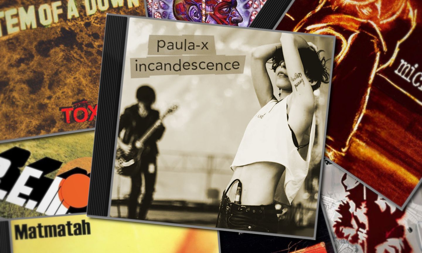 Paula-X, Incandescence, pochettes disques rock 2001