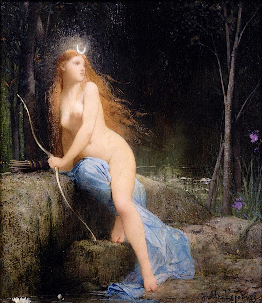 Diane, par Jules Joseph Lefebvre, 1879