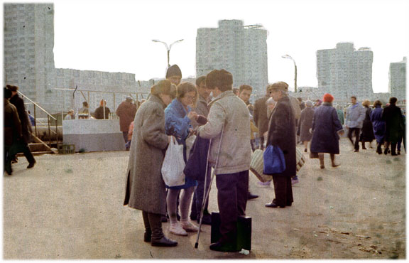 Troc dans la rue lors de l'effondrement de l'URSS
