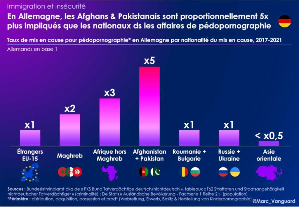 Les Afghans et les Pakistanais sont plus impliqués que les nationaux dans les affaires de pédopornographie en Allemagne