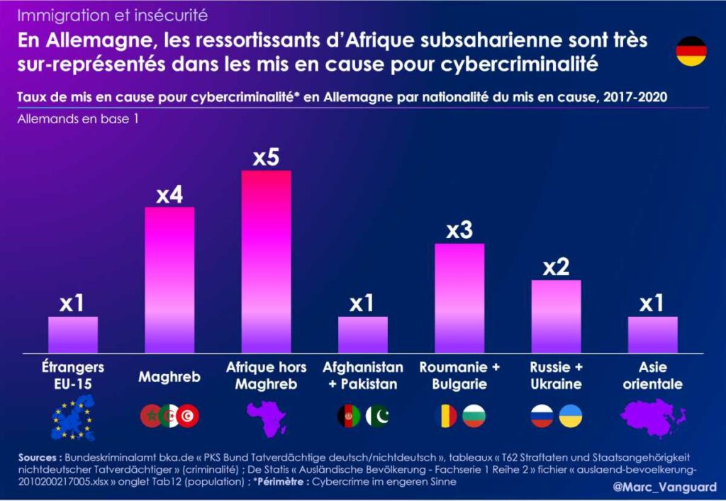 Les Africains sont sur-représentés dans la cybercriminalité en Allemagne