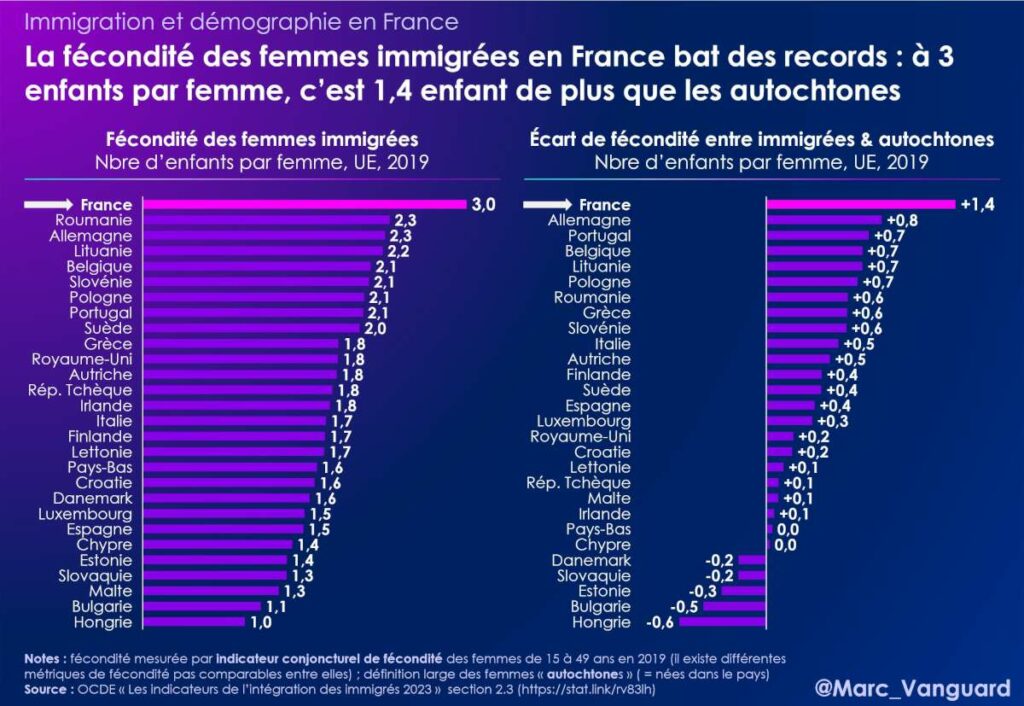 La fécondité des femmes immigrées en France bat les records