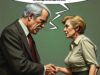 La femme et le banquier : « Bienvenue dans la banque, Madame ! »