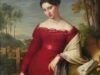 Portrait d'une jeune femme, par Eduard Friedrich Leybold