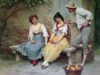Le Flirt, par Eugene de Blaas