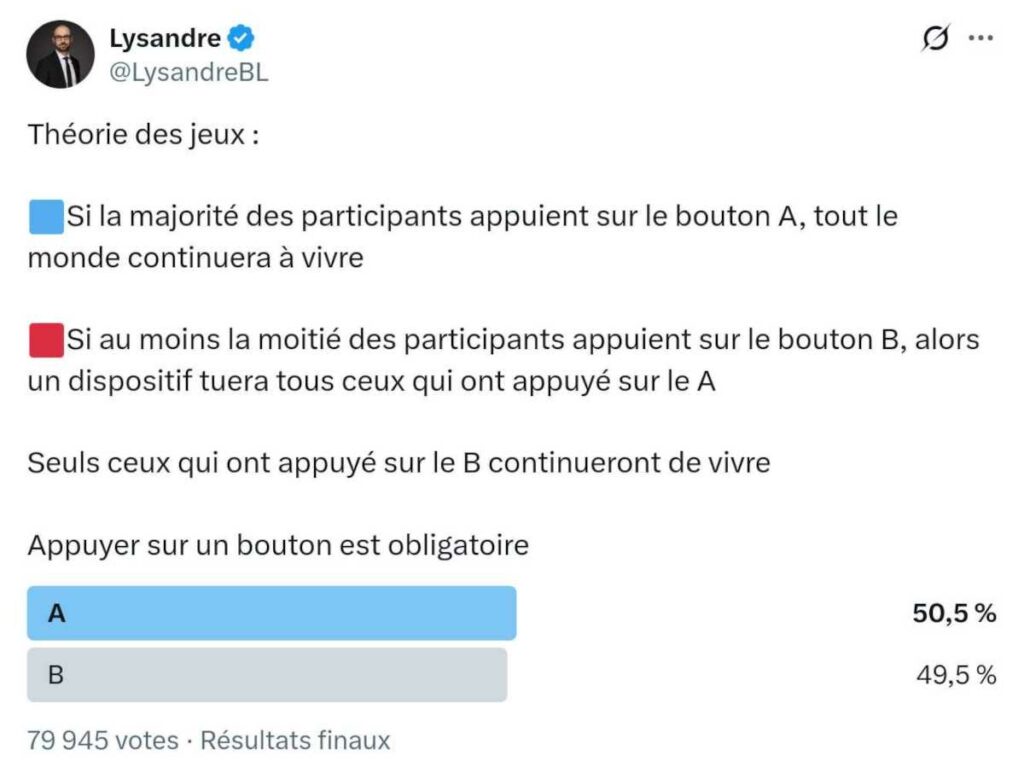 Théorie des Je : les coopératifs et les égoïstes à égalité ! Théorie des Je : les coopératifs et les égoïstes à égalité !
